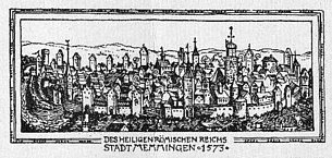 Stadtansicht von 1573